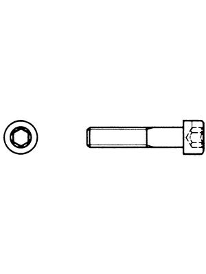 Screw with M-thread, hex M5 30 mm