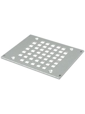 Flat Front Panel 133.35 x 101.6mm Unshielded Aluminium 3U Aluminium