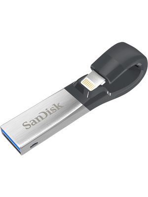 USB Stick, iXpand, 16GB, USB 3.0/Apple Lightning, Silver/Black
