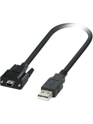 USB Mini-B Data Cable Industrial PCs and Phoenix Contact Devices