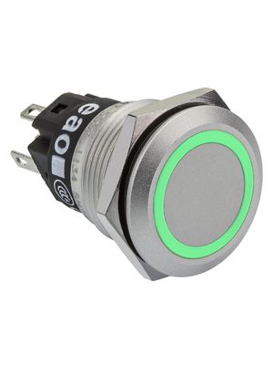 Pushbutton Switch, Vandal Proof Momentary Function 200 mA 24 V 1CO IP67