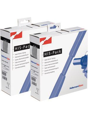 Heat-Shrink Tubing 2:1, 3.2 ... 6.4mm, Transparent, Polyolefin, 5m