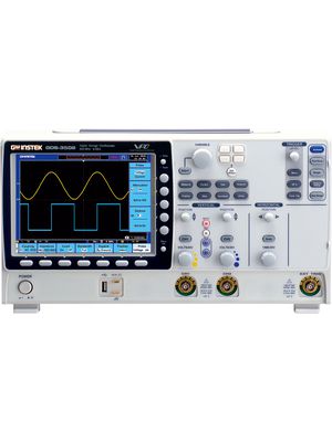 Oscilloscope GDS-3000 DSO 2x 500MHz 4GSPS RS-232C / USB / Ethernet Port / SVGA Video Port / GPIB / Go-NoGo BNC / Kensington Style Lock / Line Output