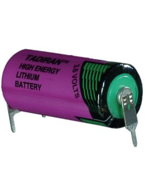 Primary Battery, 3.6V, 2/3AA, Lithium