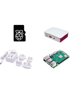 Raspberry Pi 3 Model B+ PiOS, Case, PSU
