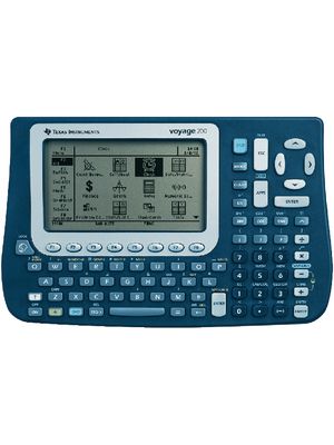 Pocket calculator graphic German