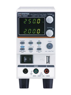 Fanless Multirange DC Power Supply Programmable 250V 2A 100W USB / RS232 / RS485 / GPIB / Ethernet