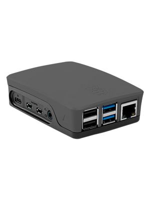 Raspberry Pi 4 Enclosure, Black / Grey