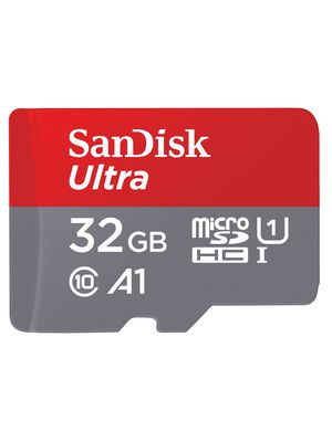 Memory Card, microSD, 32GB, 120MB/s, Grey / Red