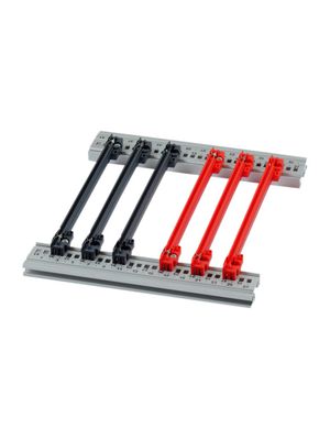 Guide Rail, 220mm, Polycarbonate, Red