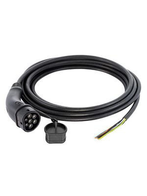 EV Charging Cable, Type 2 - Open End, Mode 3, 7.5m
