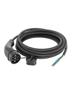 EV Charging Cable, Type 2 - Open End, Mode 3, 5m