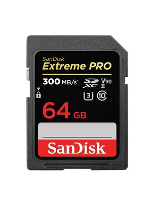 Industrial Memory Card, SD, 64GB, 300MB/s, 260MB/s, Black