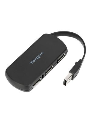 USB Hub, USB-A Plug, 2.0, USB Ports 4, USB-A Socket