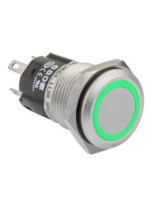 Illuminated Pushbutton 3 A 250 VAC 1CO IP67