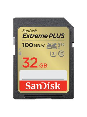 Industrial Memory Card, SD, 32GB, 100MB/s, 60MB/s, Black / Gold