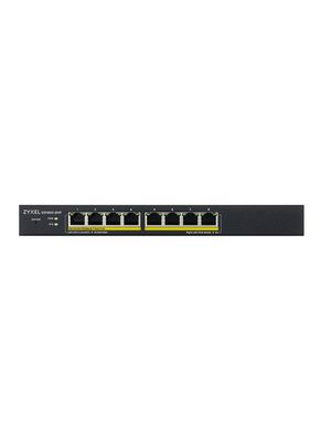 PoE Switch, Managed, 1Gbps, 77W, RJ45 Ports 8, PoE Ports 8