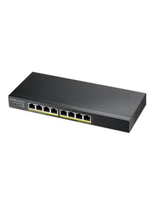 PoE Switch, Managed, 1Gbps, 60W, RJ45 Ports 8, PoE Ports 8