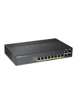 PoE Switch, Managed, 1Gbps, 130W, RJ45 Ports 10, PoE Ports 8