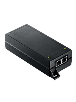 PoE Injector, 5Gbps, 60W, RJ45 Ports 2, PoE Ports 1
