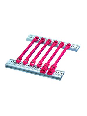 Guide Rail, 100mm, Plastic, Red
