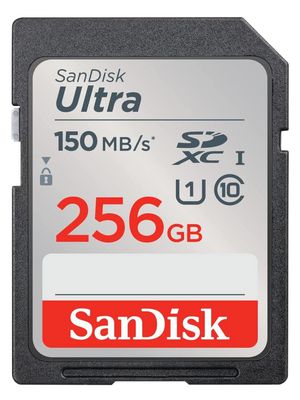 Memory Card, SD, 256GB, 150MB/s, Grey