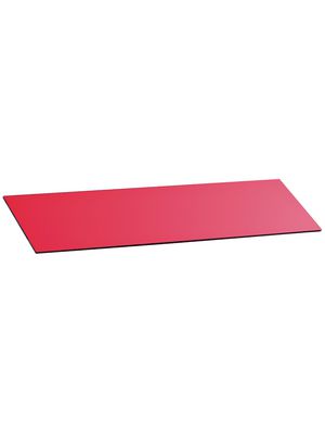 Acry. glass plate Light Red 50x160x1 mm