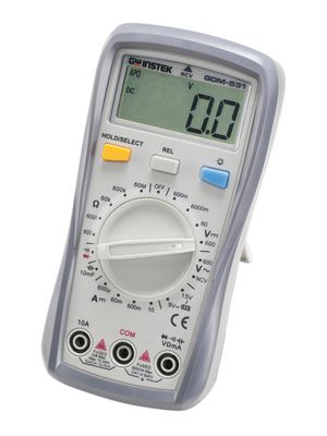 True-RMS Digital Multimeter, 600V, 60MOhm