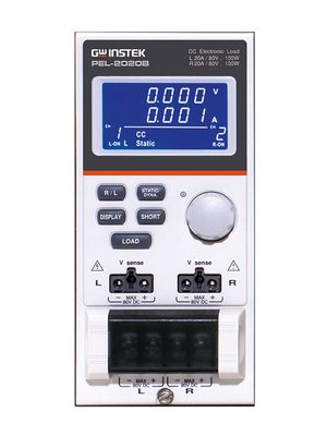 Dual Channel Electronic Load Module, Programmable, 80V, 20A, 100W