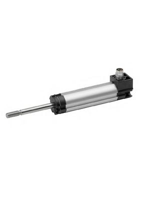 Linear Potentiometer Position Sensor Voltage Divider 50mm 0.1% 12kOhm Clamp Mount Connector, M8, 3-Pin TEX