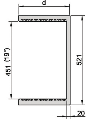 Vertical Plane 300xx2mm Steel Grey
