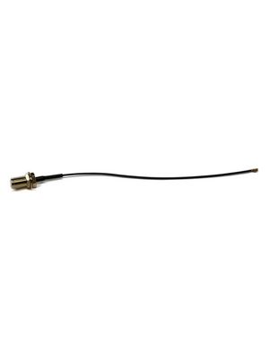 RF Cable Assembly, RP-SMA Male Straight - U.FL Male Angled, 152mm