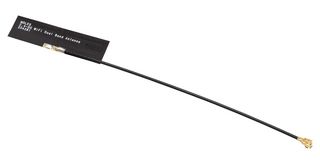 Antenna, BLE/BT, Thread, WiFi, Wireless Hart, Zigbee, 5.15 GHz - 5.85 GHz, 3.3 dBi, Linear, Adhesive
