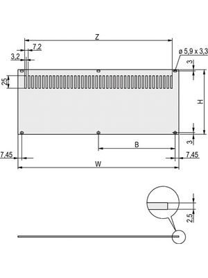 Rear panel 2 HE 42 TE