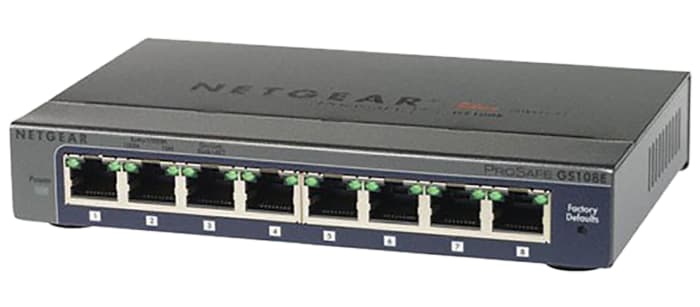 Netgear ProSAFE GS108E 8 Portlu Ethernet Switch