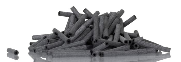 HellermannTyton Expandable Chloroprene Black Cable Sleeve, 1.2mm Diameter, 20mm Length