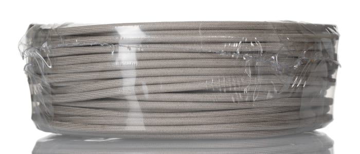 HellermannTyton, Beyaz, Örgülü Kablo Kılıfı, 2,5mm Fiberglas, 25m Uzunluğunda