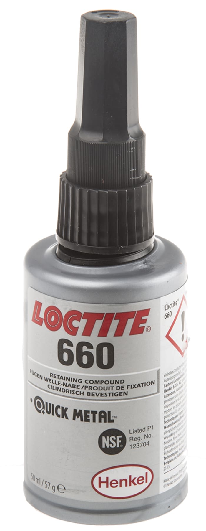 Loctite Gri Yüksek Mukavemetli Sıkı Geçme Ürünü Şişe 50 ml Jel, -55 → +150°C