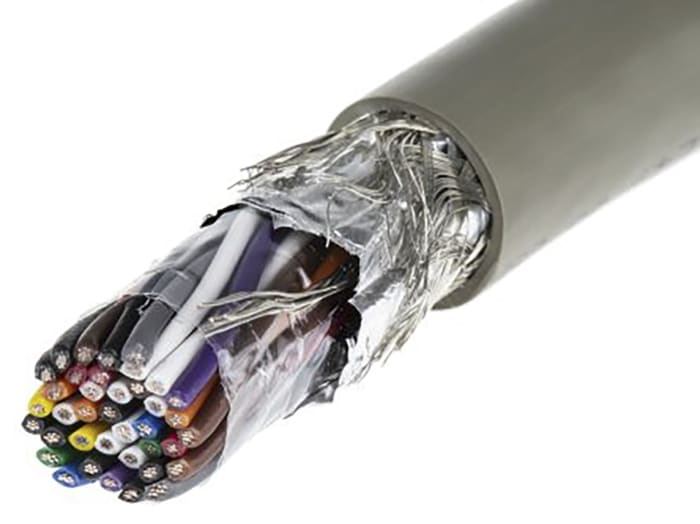 Alpha Wire, PRO-TEKT�, 15 Çift Bükümlü Çift, Bükümlü Çift Kablo Alev Geciktiricili 300 V