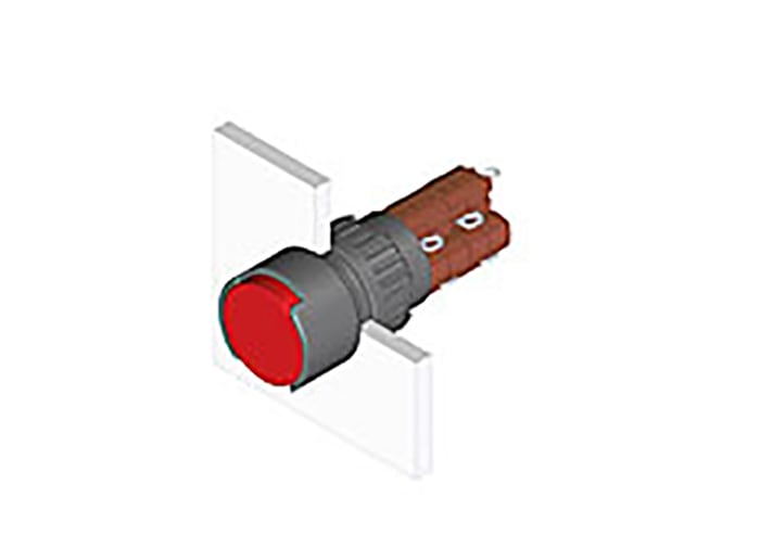 EAO Illuminated Push Button Switch for Use with Series 51 Switches