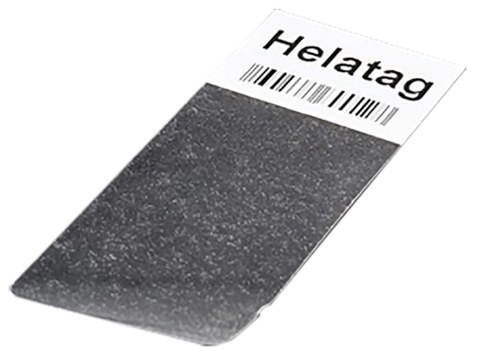 HellermannTyton Kablo Etiketi, Şeffaf, Beyaz Renkli, Printable, Kendinden Yapışkanlı, 5,1mm → 10,1mm