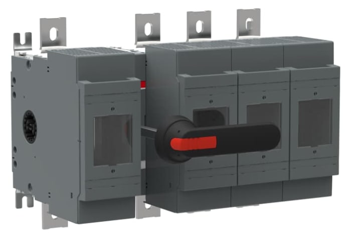 ABB Fuse Switch Disconnector, 4 Pole, 800A Fuse Current