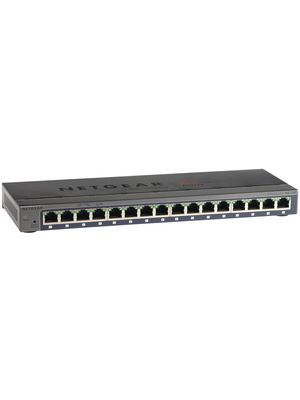 Ethernet Switch, RJ45 Ports 16, 1Gbps, Managed