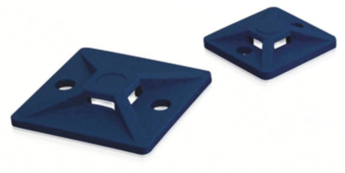 HellermannTyton, Mavi, Kroşe (Bağ Montajı için), 19mm x 19 mm, 4,1mm Maks. Bağ Genişliğine Uygun