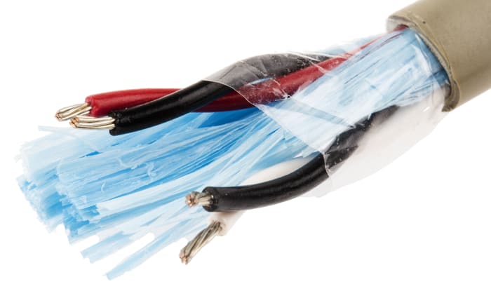 Alpha Wire, PRO-TEKT�, 2 Çift Bükümlü Çift, Bükümlü Çift Kablo Alev Geciktiricili 300 V