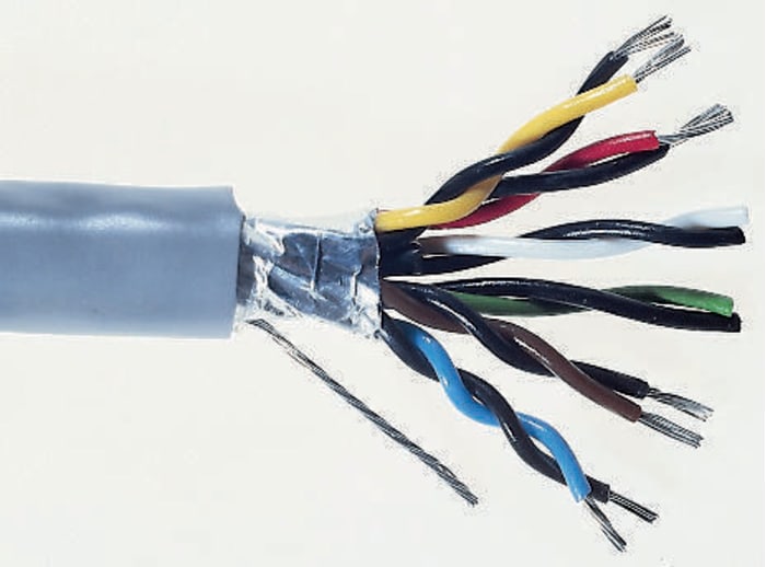 Alpha Wire, 2 Çift Endüstriyel Kablo 300 V