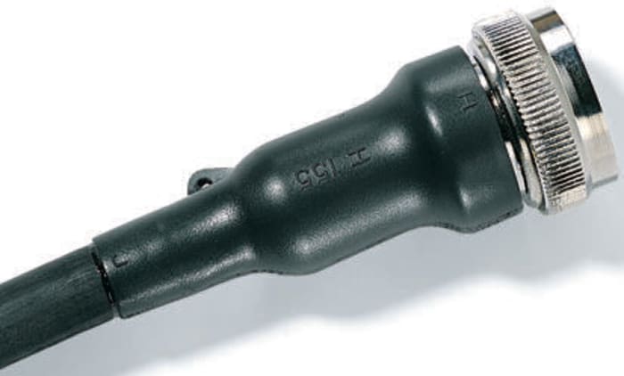 HellermannTyton Straight Black, Fluid Resistant Elastomer, 36mm