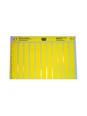 Labels, Polyester, 297 x 210mm, 10x 1pcs, Silver