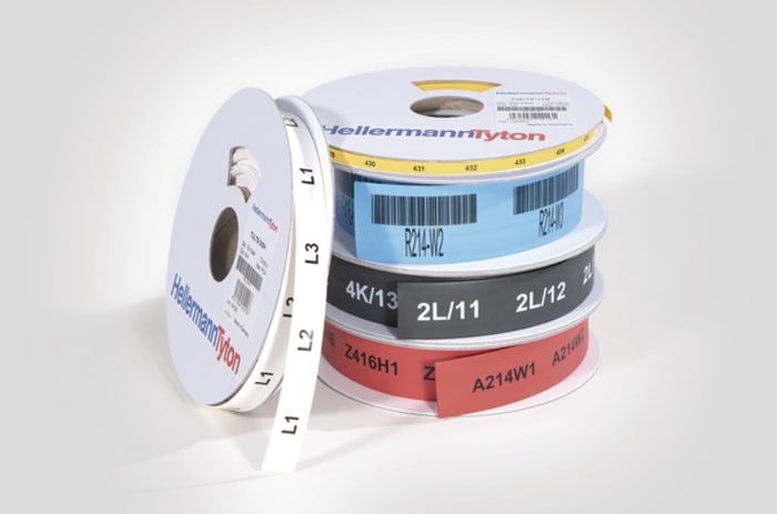 HellermannTyton Beyaz Isıyla Daralan ve Soğuk Büzüşmeli Makaron, 12mm, Büzüşme Oranı: 3:1, 54m Uzunluğunda