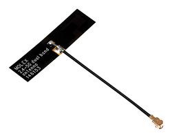 RF Antenna, 5.925 to 7.125 GHz, WiFi 6E/Bluetooth/Zigbee/IoT, 4.2 dBi, Adhesive/MHF1 Connector